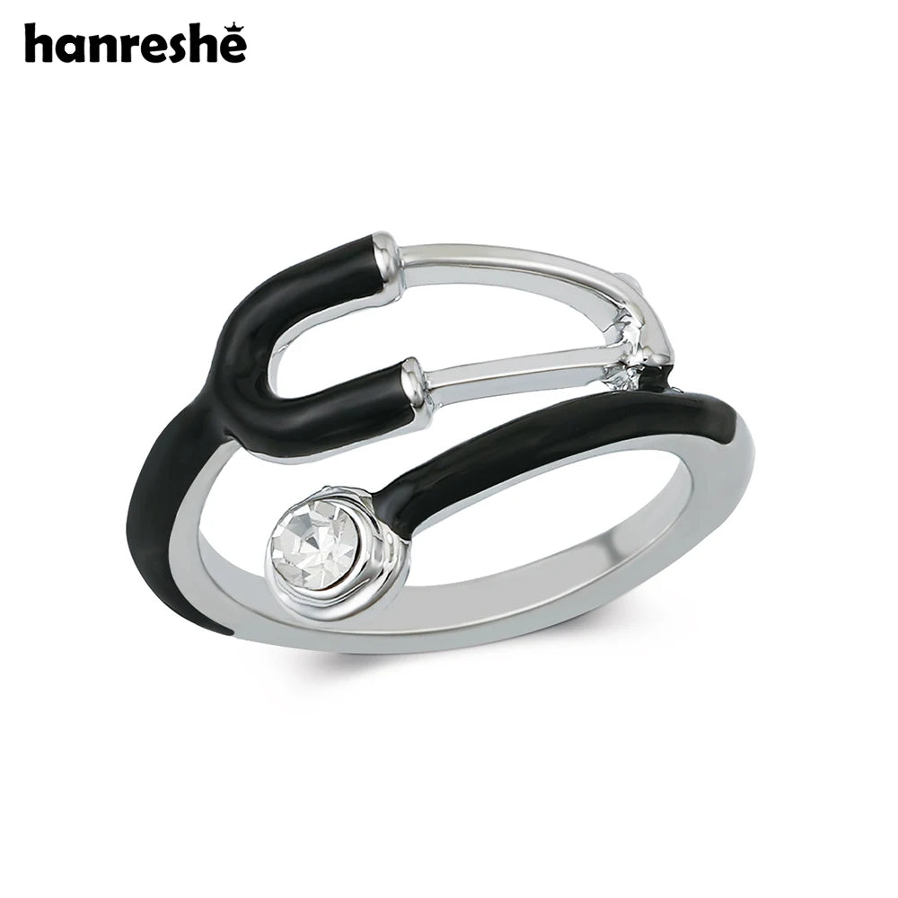 Élégant Black cristal stéthoscope