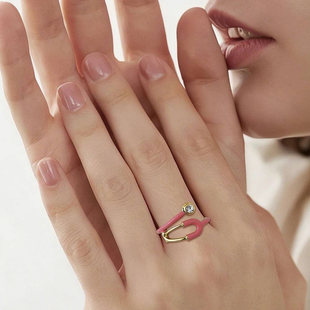 Élégant  pink stéthoscope