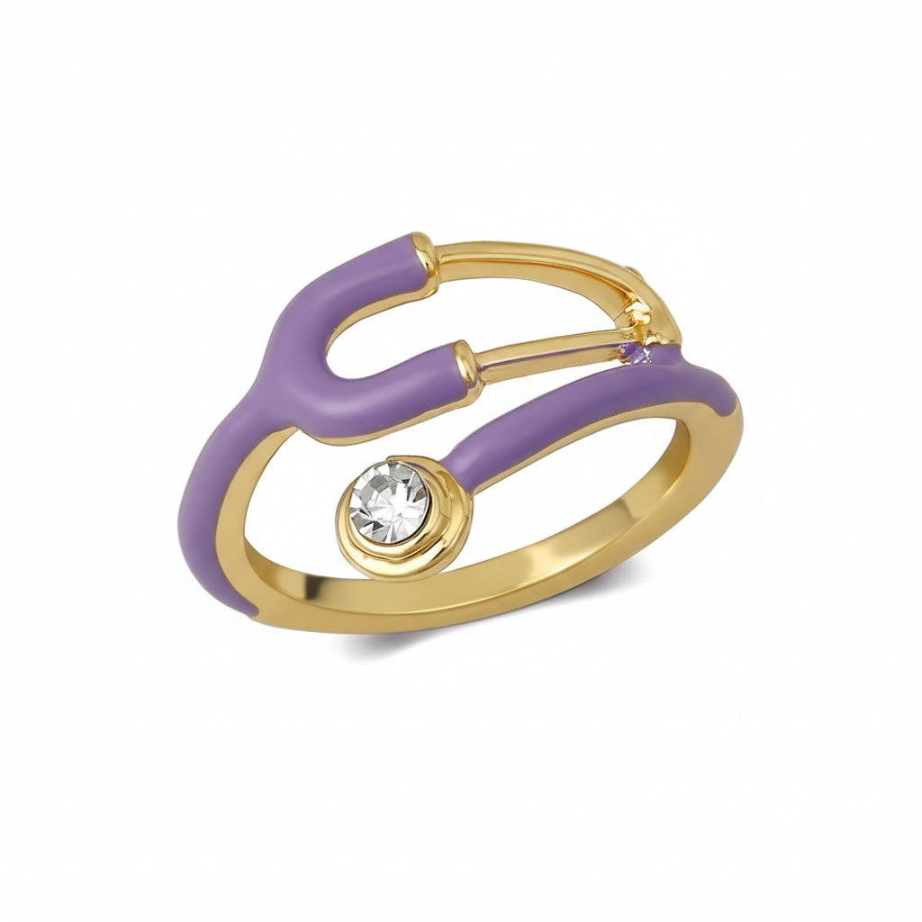 Élégant  purple stéthoscope